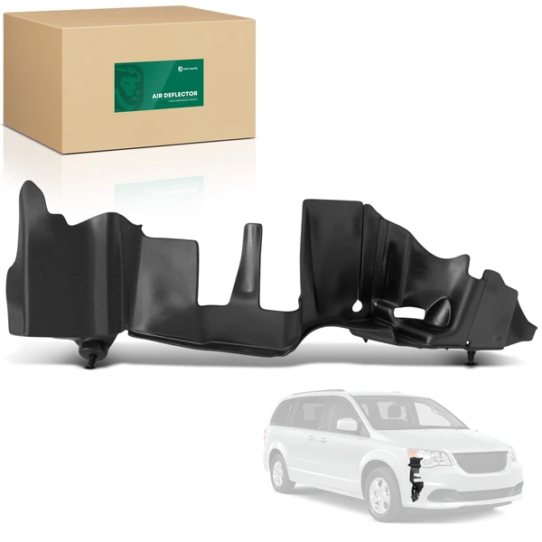 Passenger Radiator Air Deflector for Dodge Grand Caravan Chrysler Town & Country