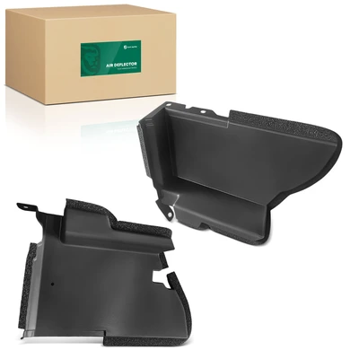 2 Pcs Driver & Passenger Upper Radiator Support Air Intake Ducts