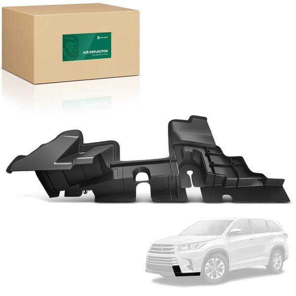 Driver Radiator Support Grille Air Duct for Toyota Highlander 2017-2019