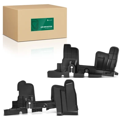 2 Pcs Driver & Passenger Radiator Support Air Deflectors