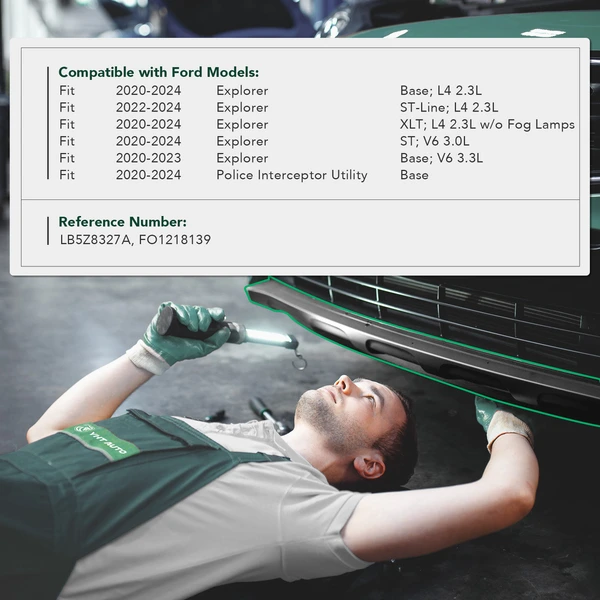 Front Lower Radiator Support Air Deflector for Ford Explorer 2020-2024