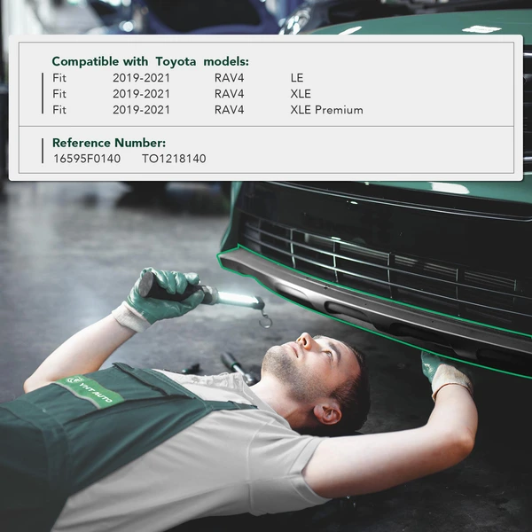 Driver Grille Air Deflector for Toyota RAV4 2019-2021 LE XLE XLE Premium 2.5L GAS