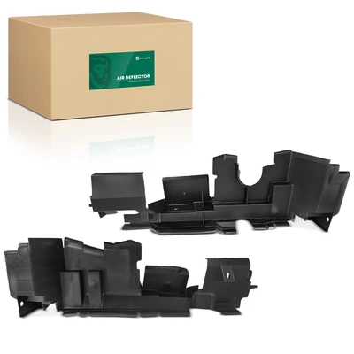 2 Pcs Driver & Passenger PP Air Deflectors