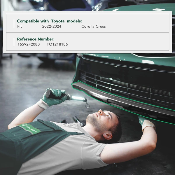 Front Lower PP Grille Air Deflector for Toyota Corolla Cross 2022-2024