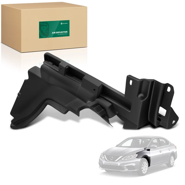 Driver PP Grille Air Deflector for Nissan Sentra 2017-2019 Sedan