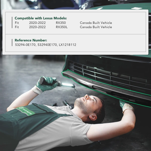 Driver Radiator Support Air Deflector for Lexus RX350 RX350L 2020-2022 Canada