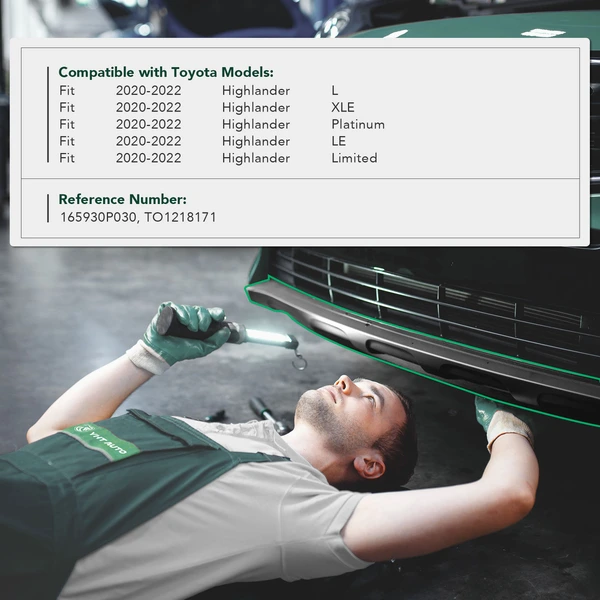 Passenger Air Intake Duct for Toyota Highlander 2020-2022