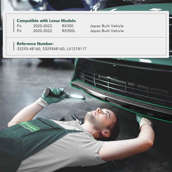 Passenger Radiator Support Air Deflector for 2020-2022 Lexus RX350