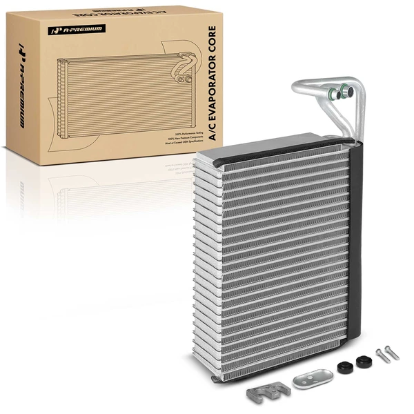 Front AC Evaporator Core Plate Fin with Pressing Plate for BMW E46 320i 323Ci