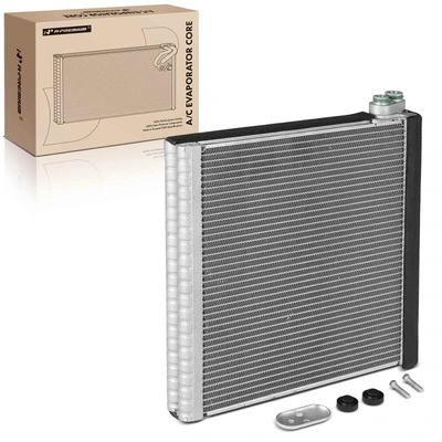 Front AC Evaporator Core Parallel with Pressing Plate