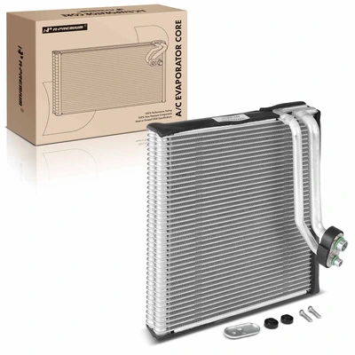 Front AC Evaporator Core Parallel with Pressing Plate