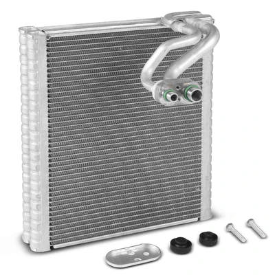 Front AC Evaporator Core Parallel with Pressing Plate