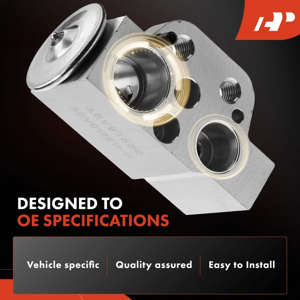 AC Expansion Valve With R134a for Audi A4 2009-2012 A5 Quattro Q5 S4 S5 allroad