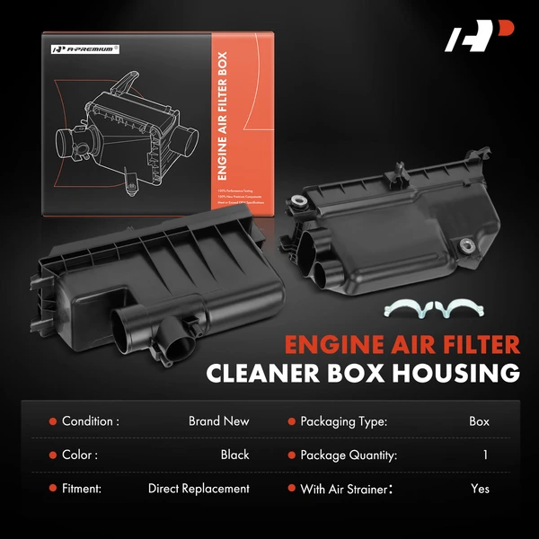 Air Cleaner Filter Box Housing for Mitsubishi Mirage 2014-2015 2017-2024 Mirage G4 2017-2024