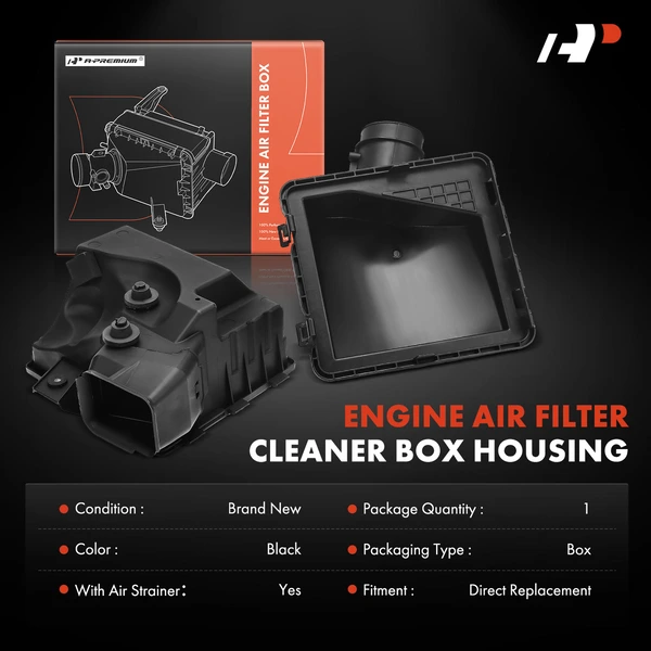 A-Premium APAFB108 Air Cleaner Filter Box