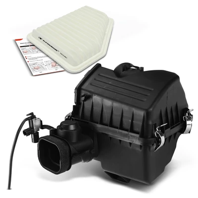2 Pcs Engine Air Cleaner Filter Box with Air Filter for 2007-2011 Toyota Camry