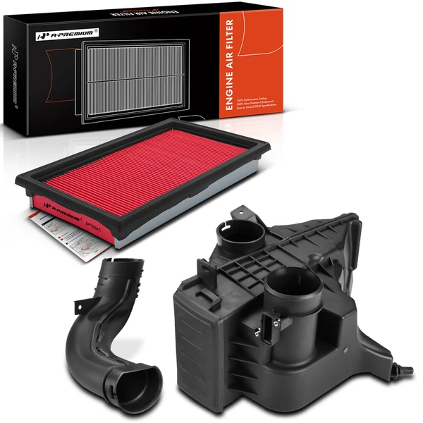 Engine Air Cleaner Filter Box with Air Filter for Nissan Versa 2007-2012 L4 1.8L