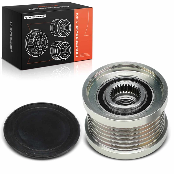 Alternator Clutch Pulley for Nissan X-Trail 2005-2006 2.5L 6 Grooves Clockwise