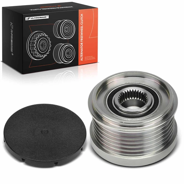 Alternator Clutch Pulley for Volvo S40 V40 2000-2004 L4 1.9L DOHC 6 Grooves CCW