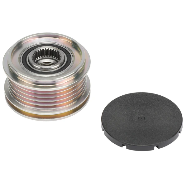 Alternator Clutch Pulley for Volvo C70 2007-2013 C30 2008-2013 S40 5 Grooves CW