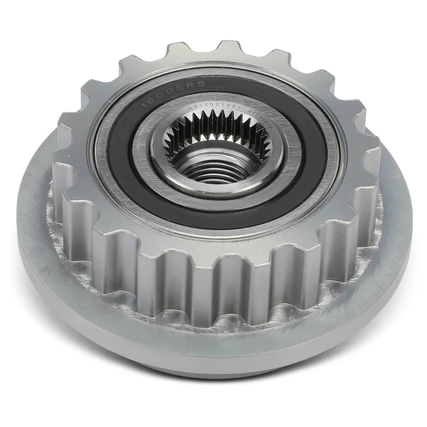 Alternator Clutch Pulley for Volkswagen Touareg 2006-2008 V10 5.0L 18-Tooth CW