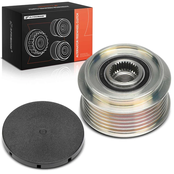 Alternator Clutch Pulley for Hyundai Sonata Kia Optima Forte 6 Grooves Clockwise