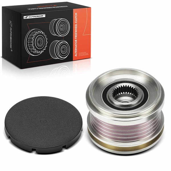 Alternator Clutch Pulley for Fiat 500L 2012-2013 500X 124 Spider 5 Grooves CW