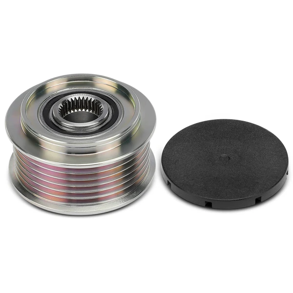 Alternator Clutch Pulley for Hyundai Sonata Kia Optima 2.4L 6-Groove Clockwise