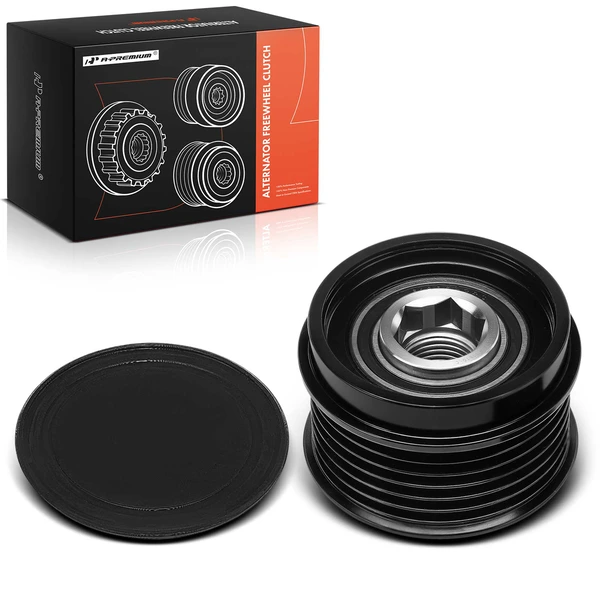 Alternator Clutch Pulley for Subaru Forester 2014-2018 H4 2.0L 2.5L 6 Grooves CW