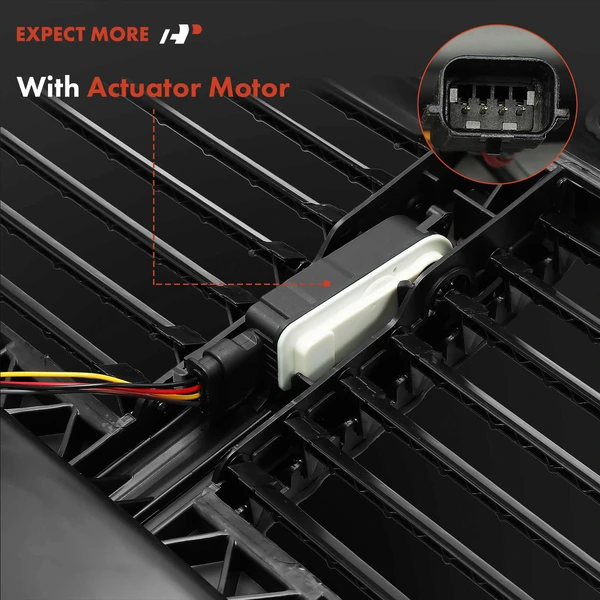 Active Grille Shutter with Motor Assembly for Ford Escape 2020-2023