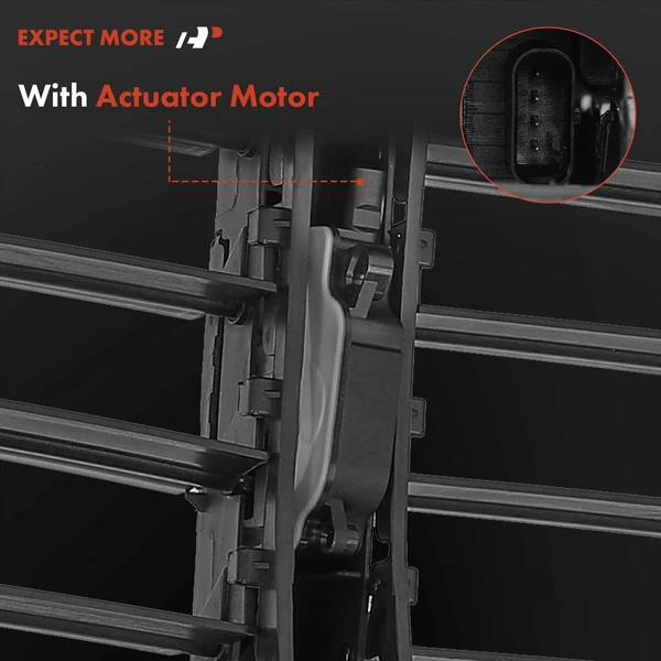 Active Grille Shutter Assembly with Motor for Ford Focus 2012-2014 L4 2.0L