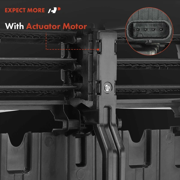 Active Grille Shutter Assembly with Motor for Ford Fusion 17-20 SSV Plug-In Hybrid