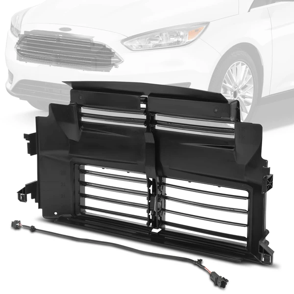 Active Grille Shutter Assembly with Motor for Ford Focus 2015-2018 2.0L Naturally