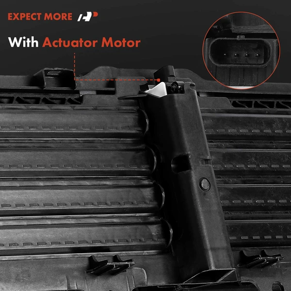 Upper Radiator Grille Air Shutter with Motor for Honda Accord 2018-2021