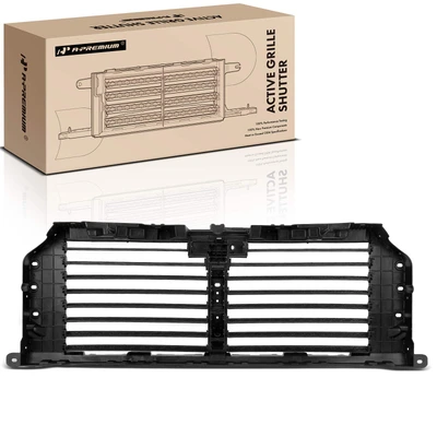 Front Upper Active Grille Shutter without Actuator Assembly