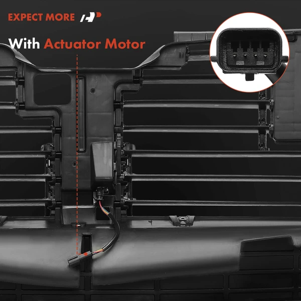 Active Grille Shutter with Motor Assembly for Lincoln MKX 16-18