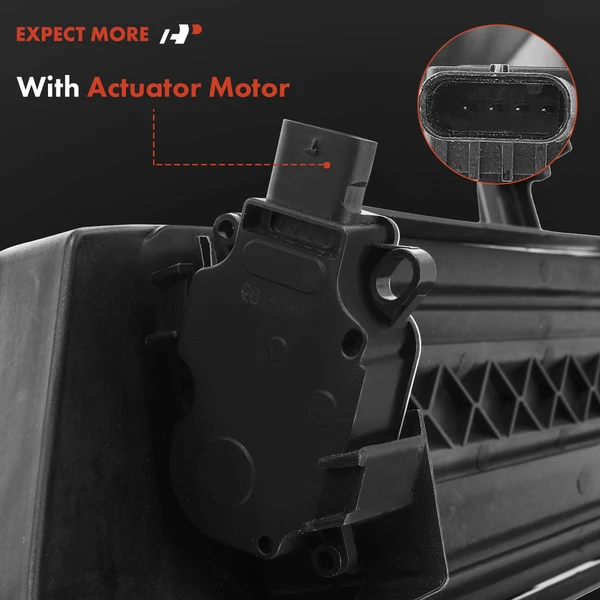 Front Bumper Grille Shutter with Shutters for Buick LaCrosse 2014-2016 Sedan