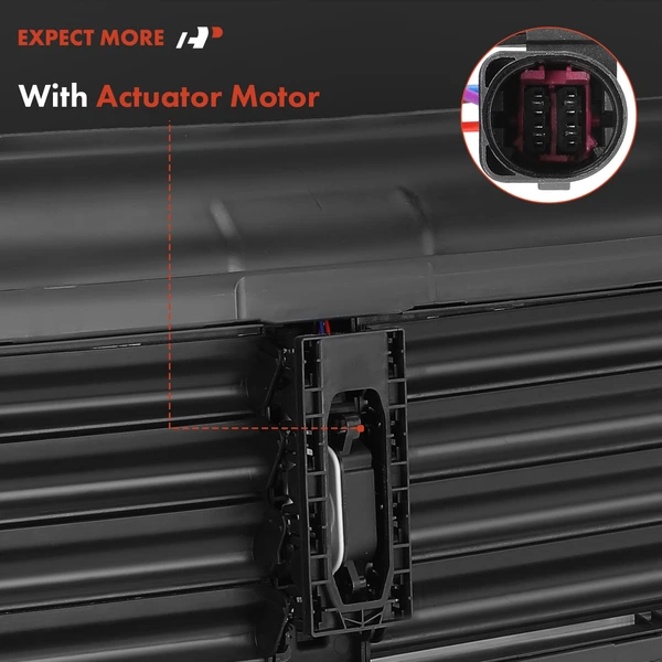 Active Grille Shutter with Motor Assembly for Volkswagen Jetta 2019-2021 with Motor