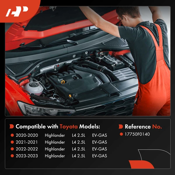 Air Cleaner Pipe Intake Inlet Duct Tube for Toyota Highlander 2020-2023 L4 2.5L