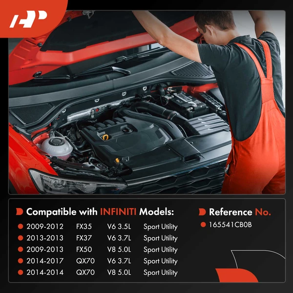 Air Intake Duct Cover for INFINITI QX70 2014-2017 FX35 2009-2012 FX37 2013 FX50