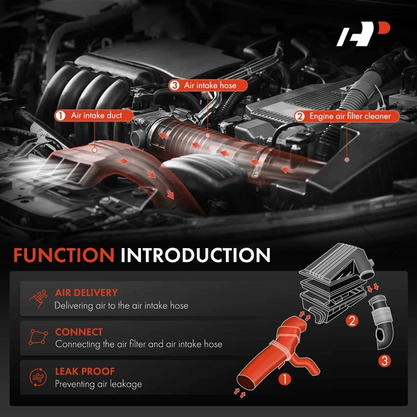 A-Premium APAID028 Air Intake Duct