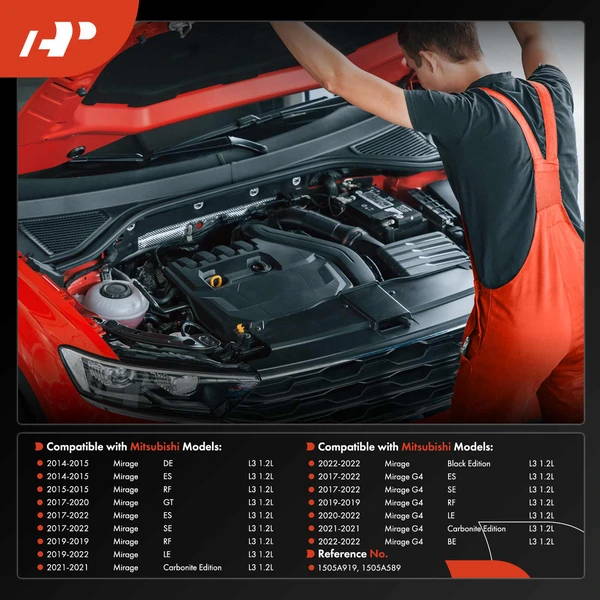 Air Cleaner Intake Resonator for Mitsubishi Mirage 2014-2015 2017-2022 Mirage G4