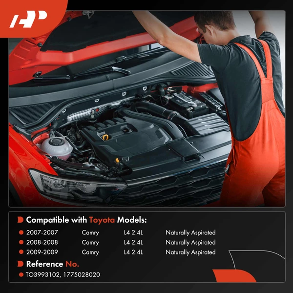 Air Intake Duct for Toyota Camry 2007-2009 2.4L Naturally Aspirated