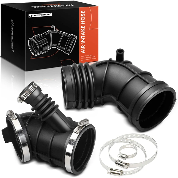 2 Pcs Air Cleaner Intake Hose for 2001-2006 BMW 325Ci