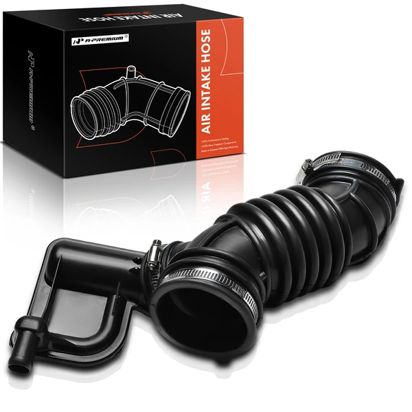 Engine Air Intake Hose Duct with Clamps for 2007-2012 Nissan Versa