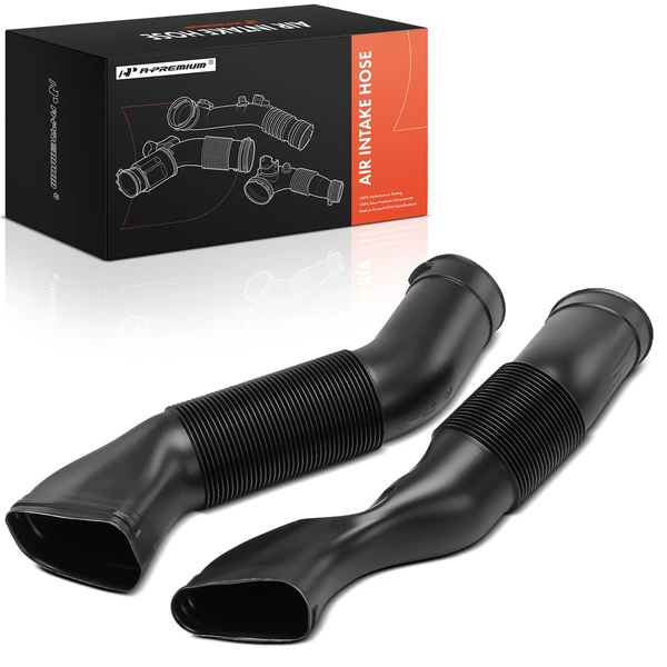 2 Pcs Air Filter Housing to Engine Intake Hose for Mercedes-Benz E500 E55 AMG