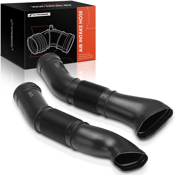 2 Pcs Driver & Passenger Engine Air Intake Hose for Mercedes CL500 2000-2003