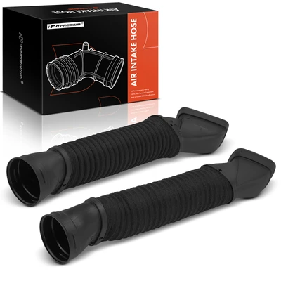 2 Pcs Driver & Passenger Engine Air Intake Hose