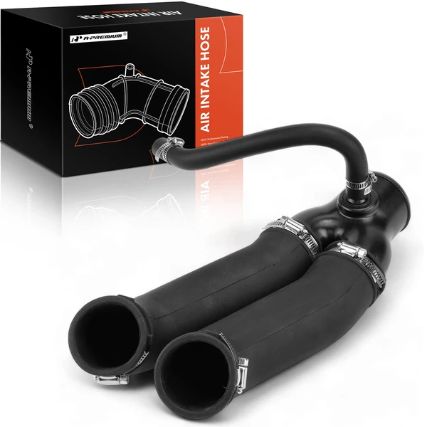 Engine Air Intake Hose Cleaner Duct Hose with Clamp for Ford F-150 1994-1996 F-250