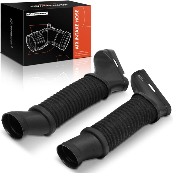 2 Pcs Driver & Passenger Engine Air Intake Hose without Clamps for Mercedes-Benz